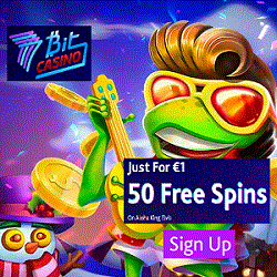 7bit casino 50freespins 1dollar