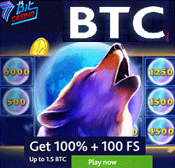 7bit casino BTC-bonus
