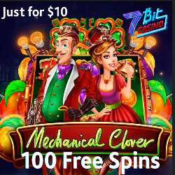 7bit casino 100freespins 10$ deposit