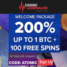 casino adrenaline 100free spins