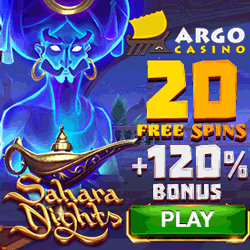 Argo casino 20 free spins