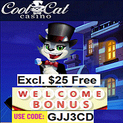 Coolcat casino $25 free exclusive