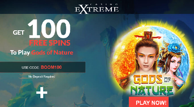 Extreme Casino 100 free spins