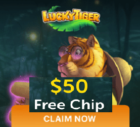 Lucky Tiger casino $50 free bonus