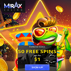 Mirax Casino 100 free spins
