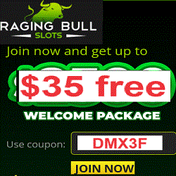 Ragingbull casino exclusive $35 free