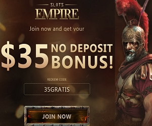 Slots empire casino $35 nodeposit bonus