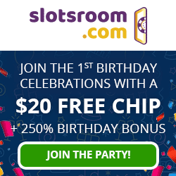 SlotsRoom casino Free Birthday Chip