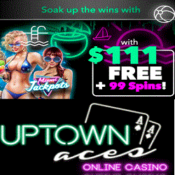 Uptown Aces JUNE 2023 promo 111 free chip