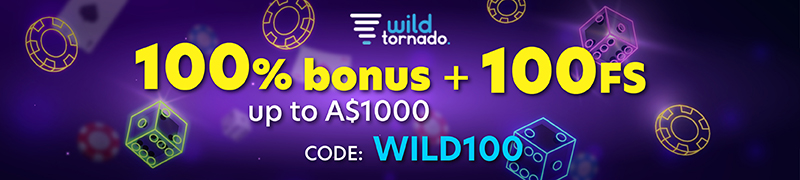 Wild tornado casino AUS 100free spins