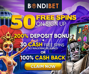 bondibet casino 50 free spins