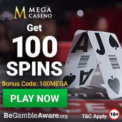 megacasino 100free spins