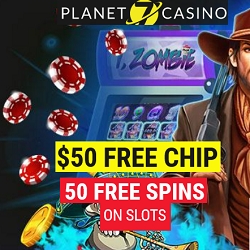 Planet 7 casino 50free chip 50free spins