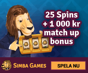 Simba Games Casino Sweden-1000kr-bonus