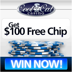 Coolcat 300% Bonus $100 Free Chip